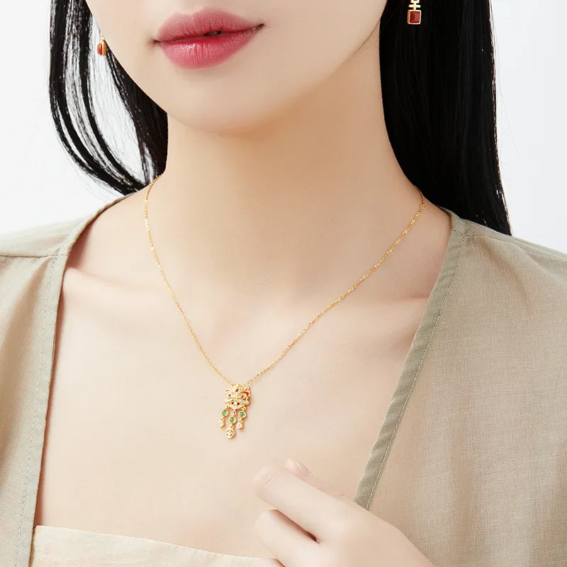 MAMADESHOUHU Chalcedony Jade Necklaces Women's-4