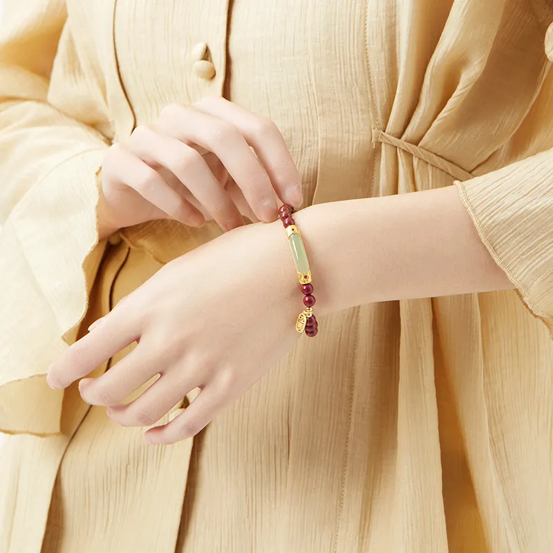 MAMADESHOUHU Jade Bracelets Women's-4