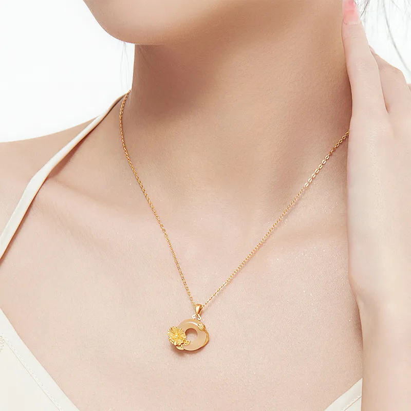 MAMADESHOUHU Chalcedony Jade Necklaces Women's-72