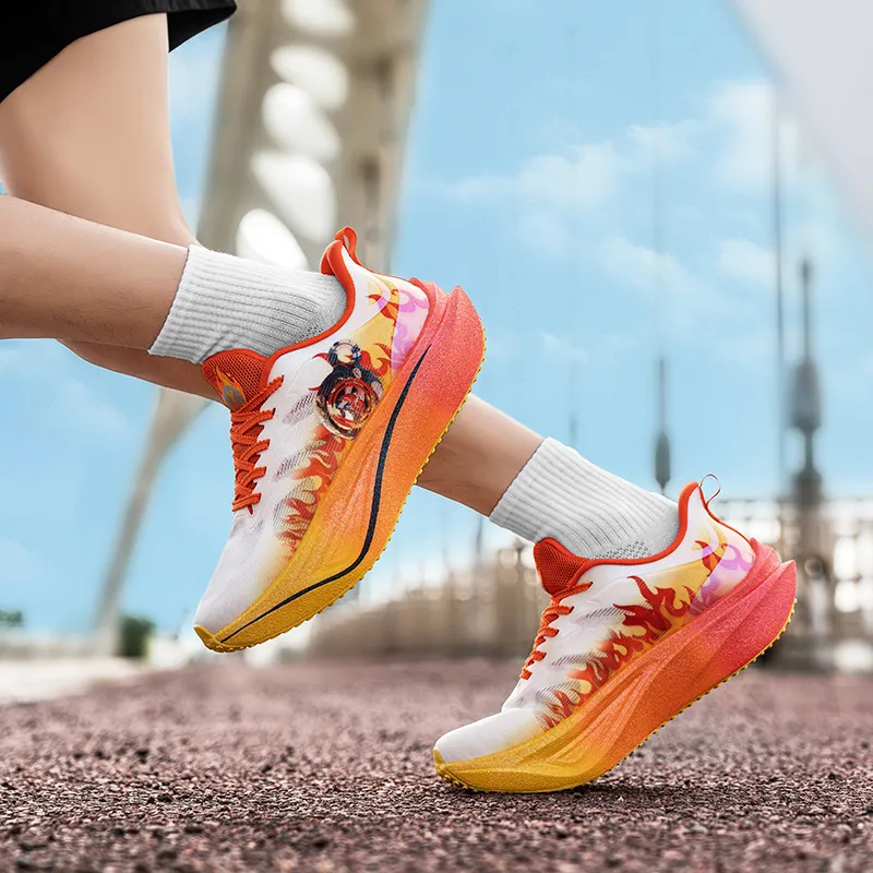 Jianjie Running Shoes Unisex Low Top Blue-26