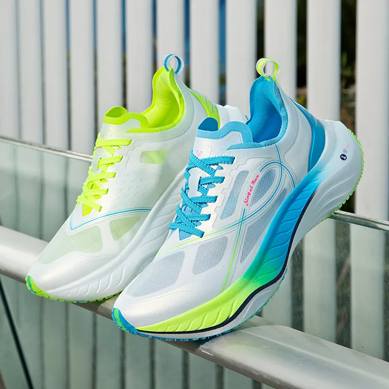 Jianjie Cushioning Abrasion Resistant Breathable Low Top Casual Marathon Long Distance Running Shoes Unisex-6
