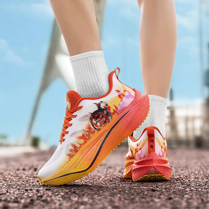 Jianjie Running Shoes Unisex Low Top Blue-27