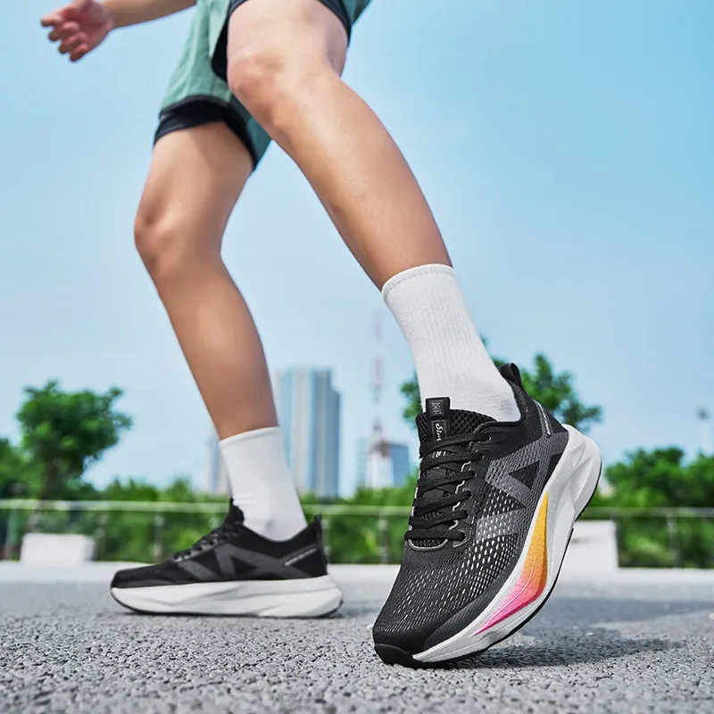 Jianjie Slip Resistant Lightweight Abrasion Resistant Low Top Casual Running Shoes Unisex-19
