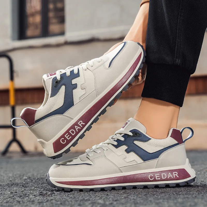 KYMOOU Anti Slip And Wear Resistant Breathable Low Top Casual Shoes Men's-5