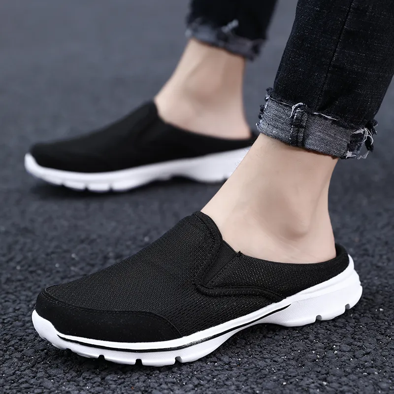 KYMOOU Abrasion Resistant Slip Resistant Wrap toe Slippers Men's-11