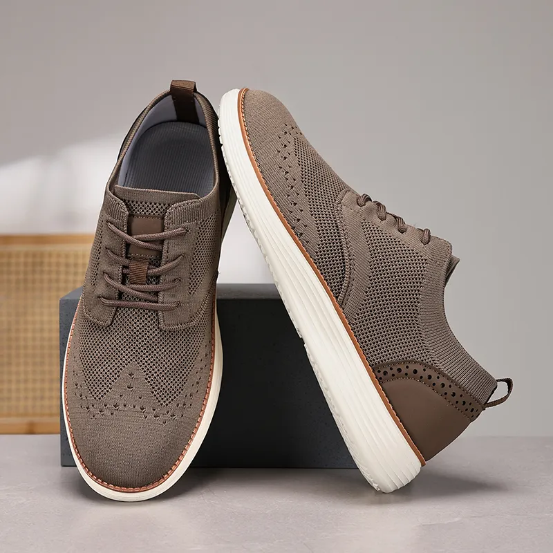 KYMOOU Shock Absorbers Slip Resistant Breathable Low Top Casual Shoes Men's-24
