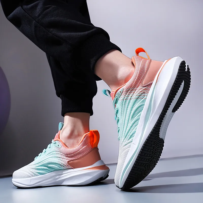 KYMOOU Cushioning Coverage Lightweight Breathable Slip Resistant Low Top Running Shoes Men's-19
