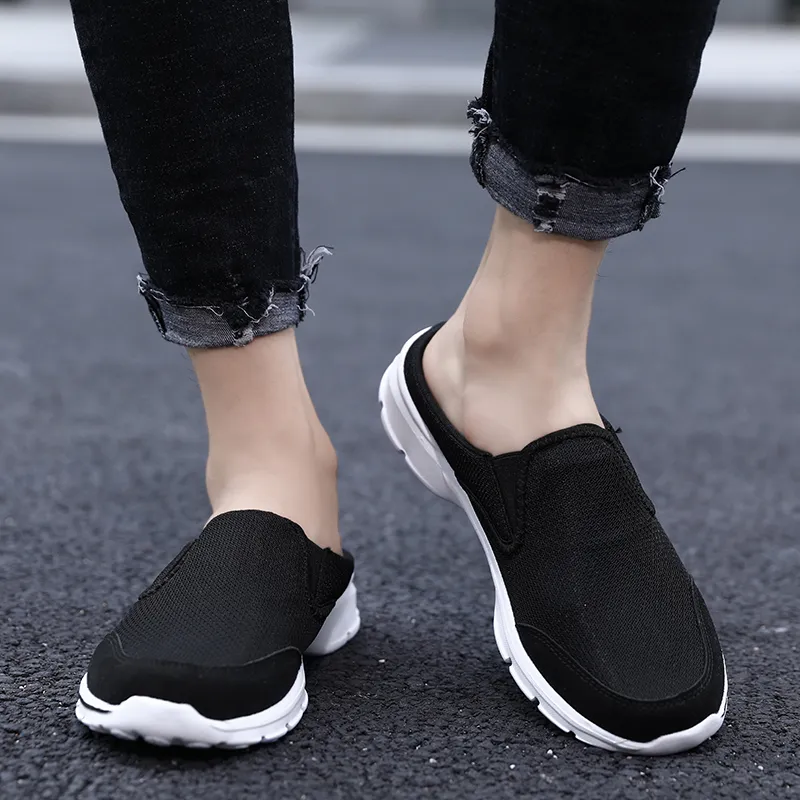 KYMOOU Abrasion Resistant Slip Resistant Wrap toe Slippers Men's-9
