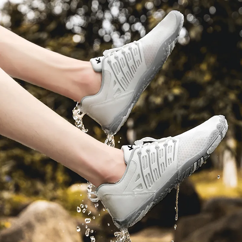 KYMOOU Anti-Slip Wear-Resistant Breathable Quick Dry Low-Top Outdoor Shoes Unisex-17