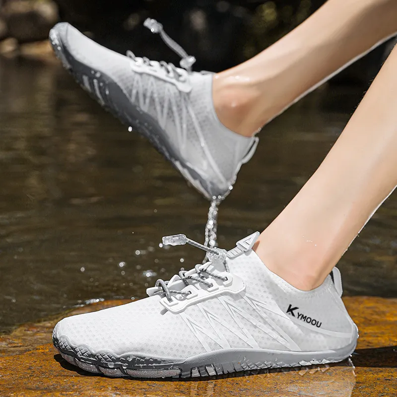 KYMOOU Slip Resistant, Breathable, Quick Dry, Lightweight Low Top Outdoor Shoes Unisex-7