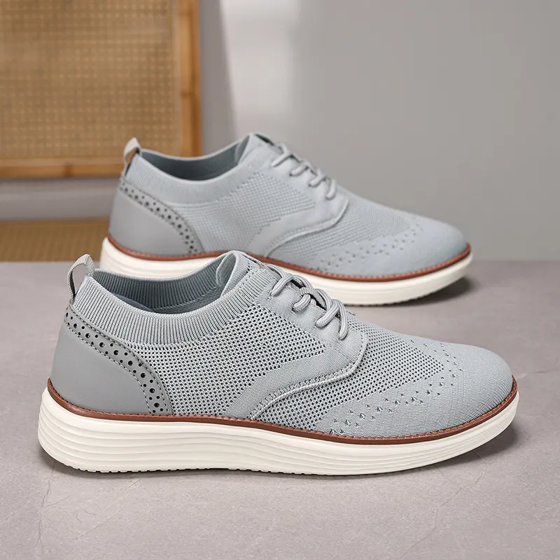 KYMOOU Shock Absorbers Slip Resistant Breathable Low Top Casual Shoes Men's-3