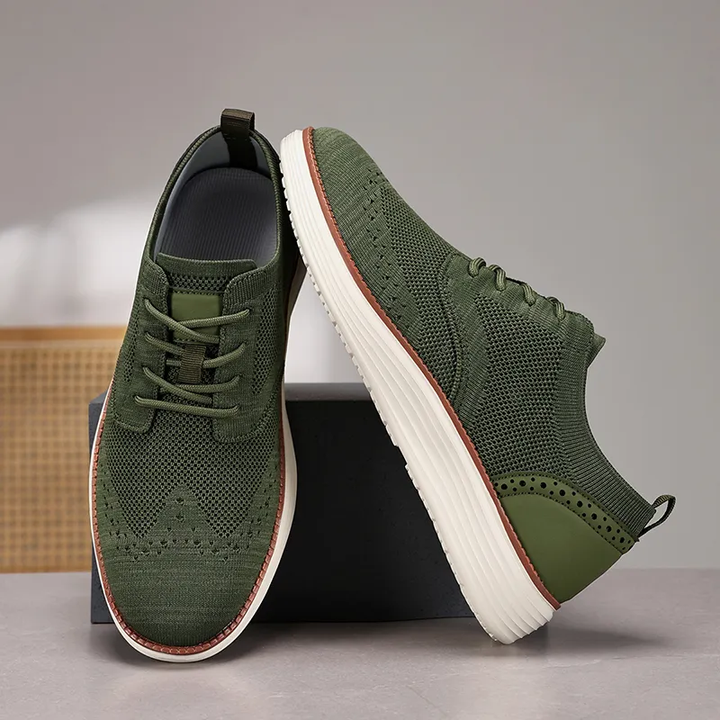 KYMOOU Shock Absorbers Slip Resistant Breathable Low Top Casual Shoes Men's-18
