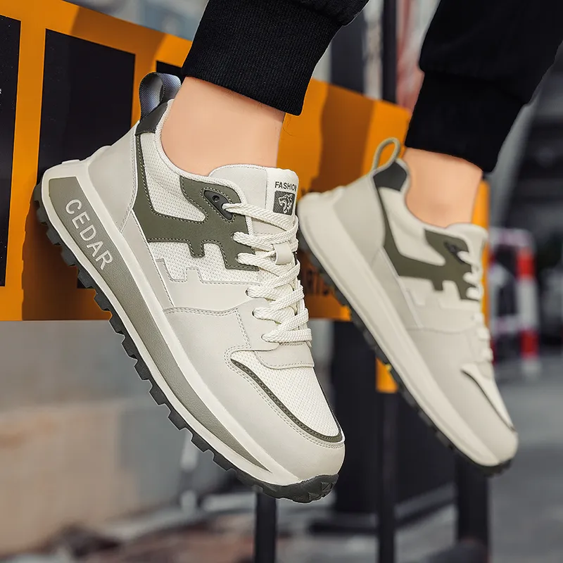 KYMOOU Anti Slip And Wear Resistant Breathable Low Top Casual Shoes Men's-20