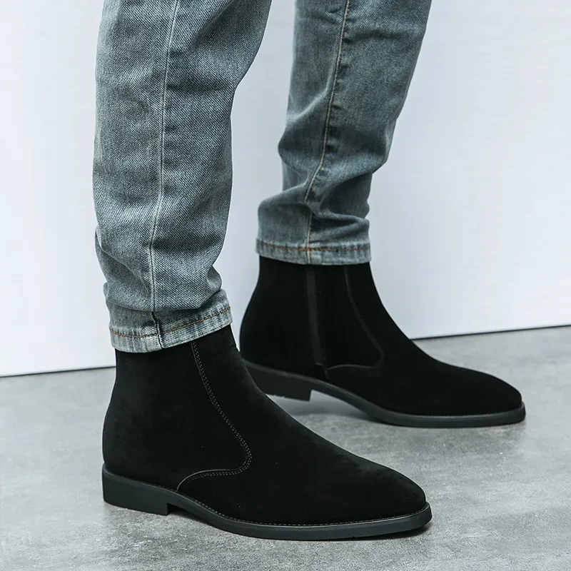 KYMOOU Short Chelsea Boots Men's-11