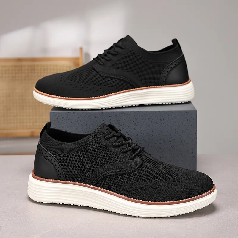 KYMOOU Shock Absorbers Slip Resistant Breathable Low Top Casual Shoes Men's-14