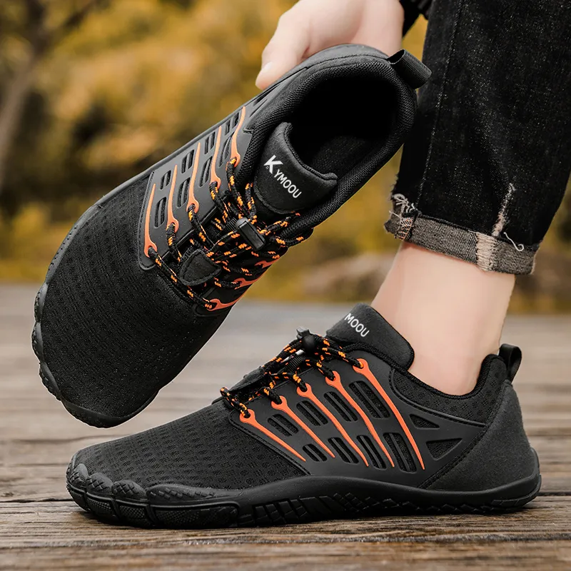 KYMOOU Anti-Slip Wear-Resistant Breathable Quick Dry Low-Top Outdoor Shoes Unisex-6