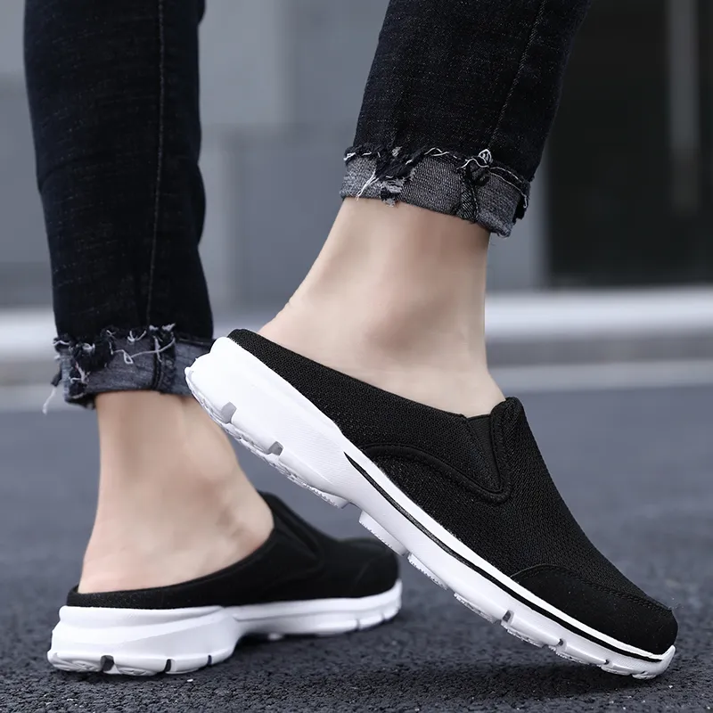 KYMOOU Abrasion Resistant Slip Resistant Wrap toe Slippers Men's-10
