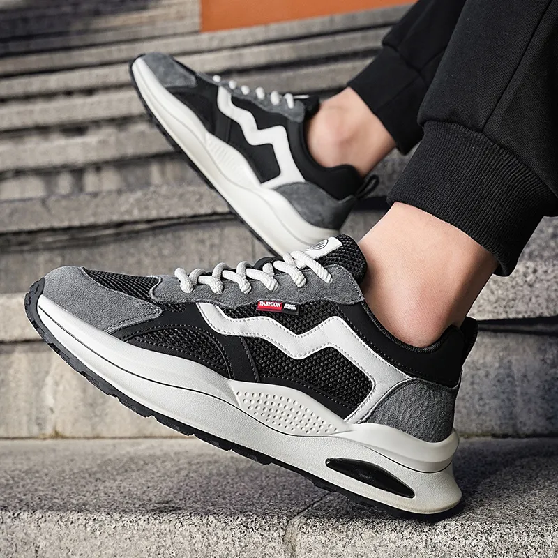 KYMOOU Cushioning, Slip Resistant, And Abrasion Resistant Low Top Casual Shoes Men's-5