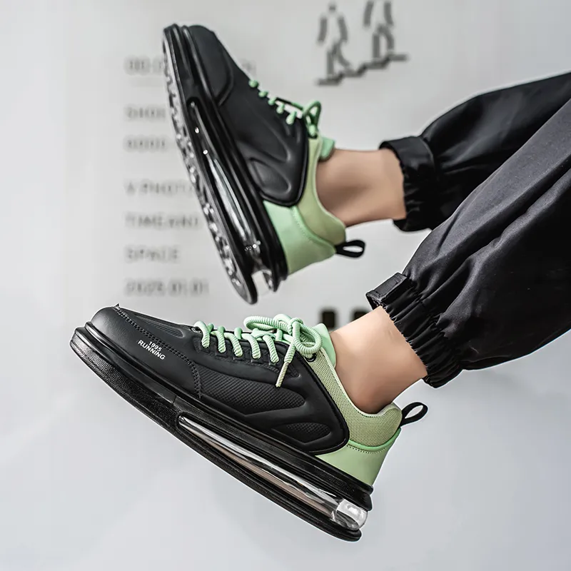 KYMOOU Slip Resistant Cushioning And Breathable Low Top Skateboard Shoes Men's-5