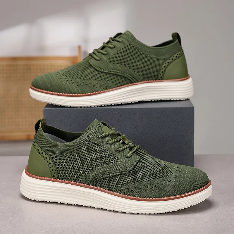 KYMOOU Shock Absorbers Slip Resistant Breathable Low Top Casual Shoes Men's-19