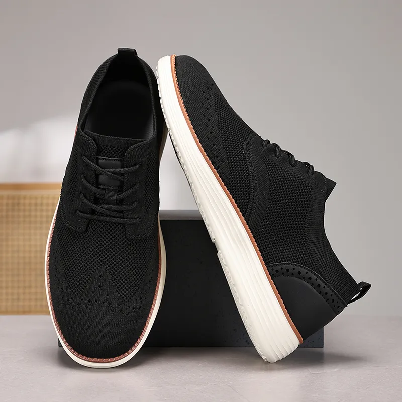 KYMOOU Shock Absorbers Slip Resistant Breathable Low Top Casual Shoes Men's-13