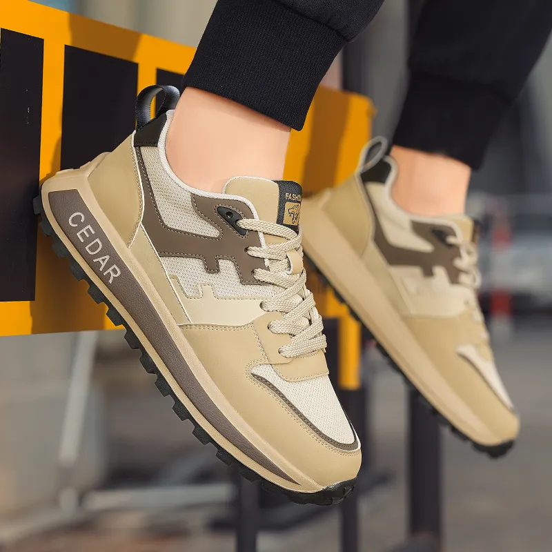KYMOOU Anti Slip And Wear Resistant Breathable Low Top Casual Shoes Men's-13