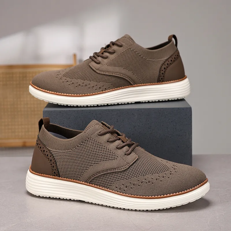 KYMOOU Shock Absorbers Slip Resistant Breathable Low Top Casual Shoes Men's-25