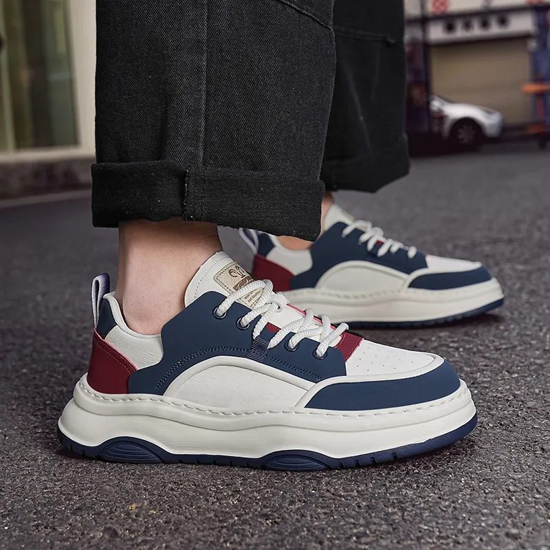 KYMOOU Anti Slip And Wear Resistant Breathable Low Top Skateboard Shoes Men's-4
