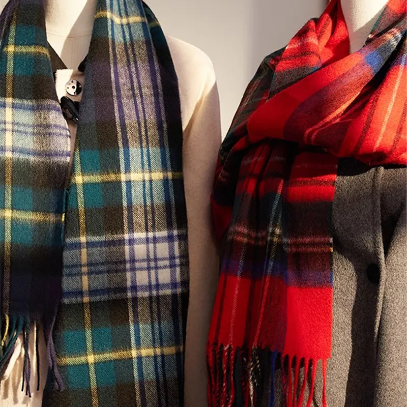 Classmate Yang Wool Knit Scarves Unisex-2