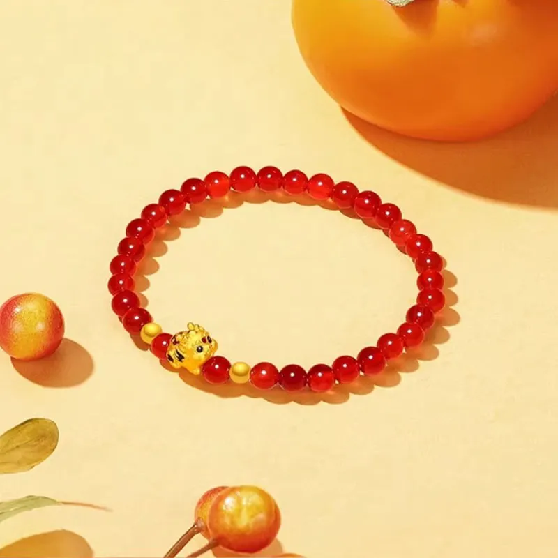 KING TAI SANG Gold Bracelet Unisex-3