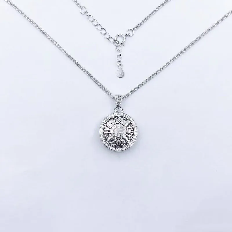 KING TAI SANG S925 Silver Necklaces Unisex-2