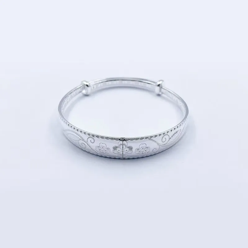 KING TAI SANG 999 Fine Silver Bangles Unisex-4