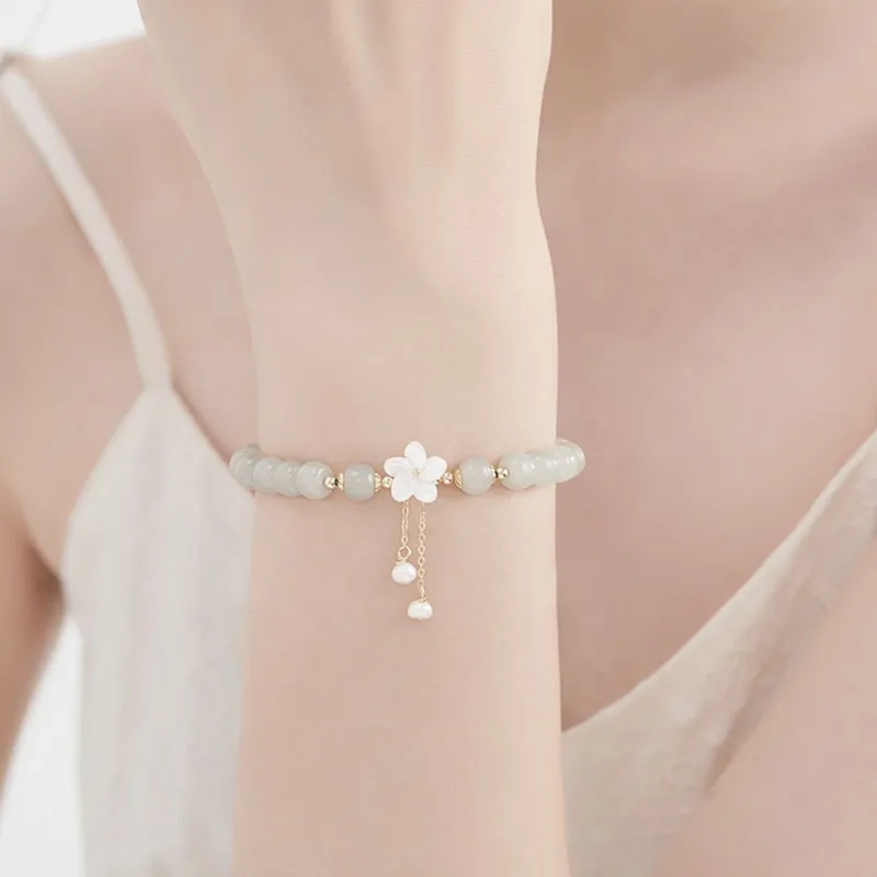 KING TAI SANG Chalcedony Jade Bracelets Unisex-6