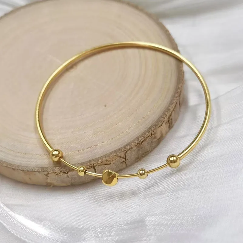 KING TAI SANG S925 Silver Bangles Unisex-4