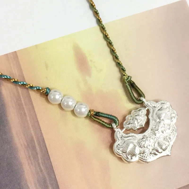 KING TAI SANG 999 Fine Silver Necklaces Unisex-2