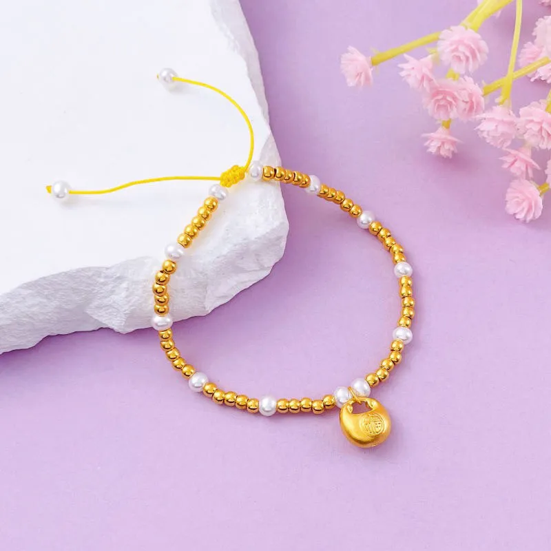 KING TAI SANG Gold Bracelet Unisex-1