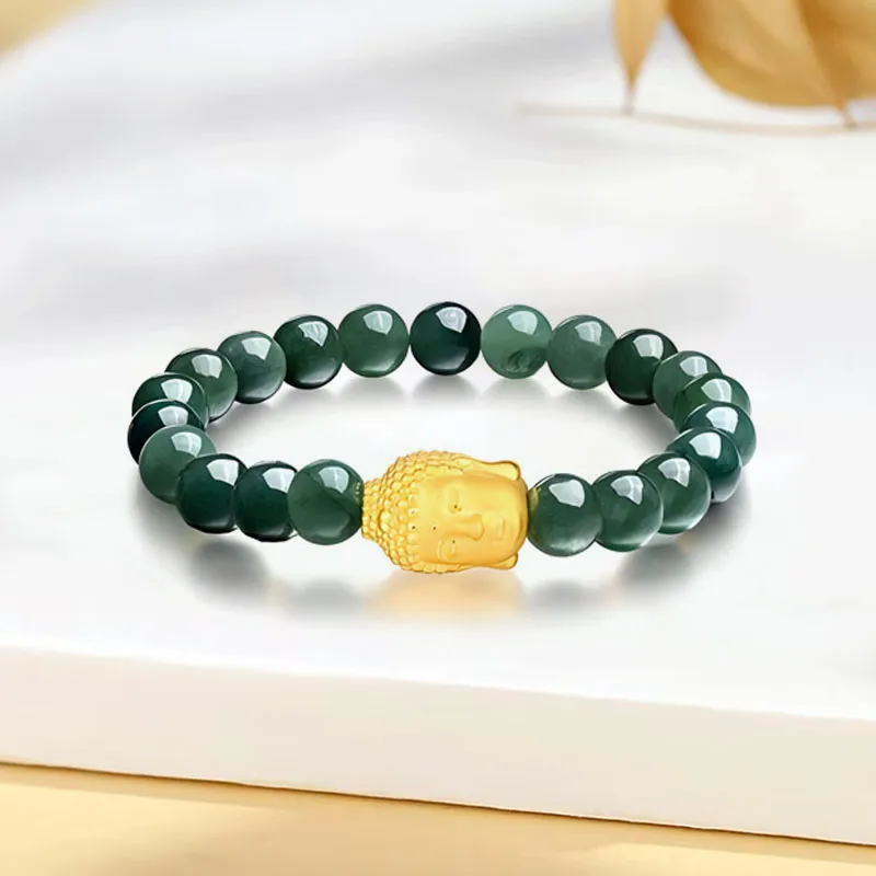 KING TAI SANG Glutinous Jade Bracelets Unisex-1