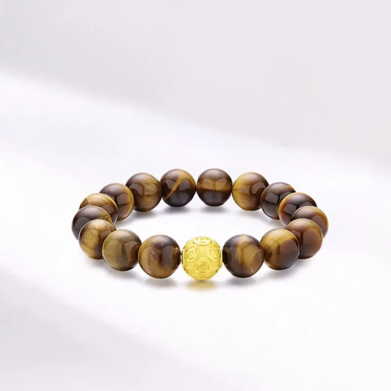 KING TAI SANG Gold Bracelet Unisex-4