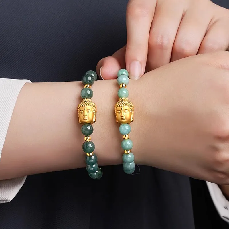 KING TAI SANG Glutinous Jade Bracelets Unisex-13