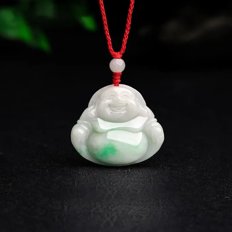 KING TAI SANG Glutinous Jade Jadeite Necklaces Unisex-1