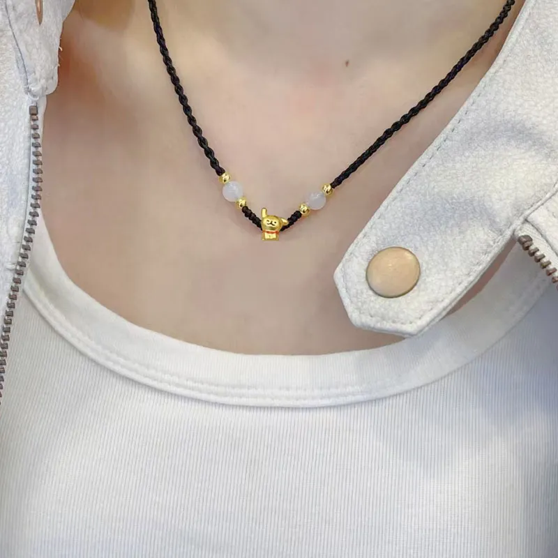KING TAI SANG 999 Fine Silver Necklaces Unisex-4
