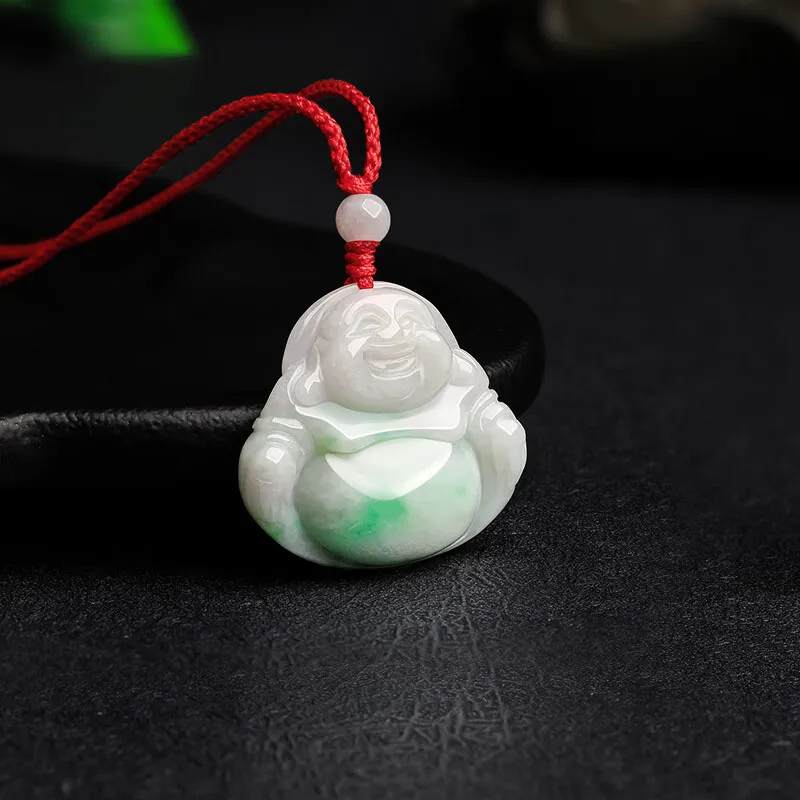 KING TAI SANG Glutinous Jade Jadeite Necklaces Unisex-2