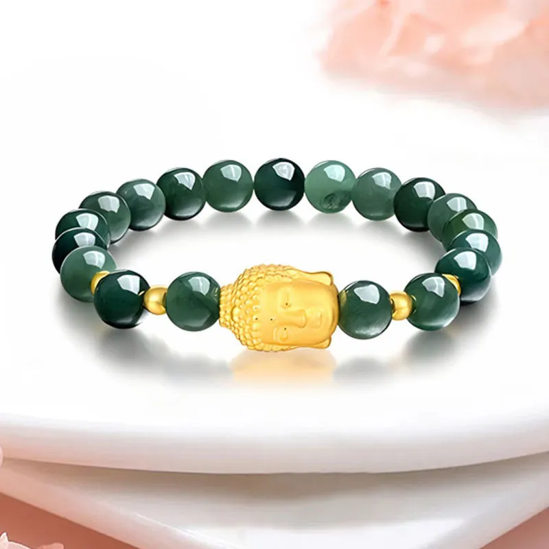 KING TAI SANG Glutinous Jade Bracelets Unisex-6