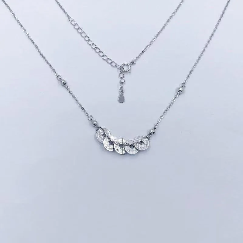 KING TAI SANG 925 Sterling Silver Necklaces Unisex-2