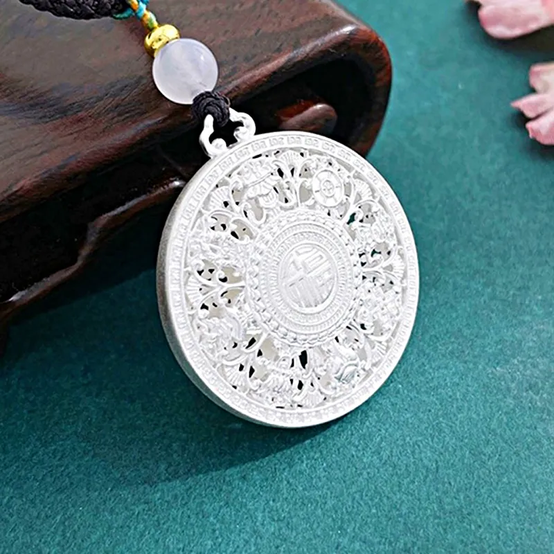 KING TAI SANG 999 Fine Silver Necklaces Unisex-3