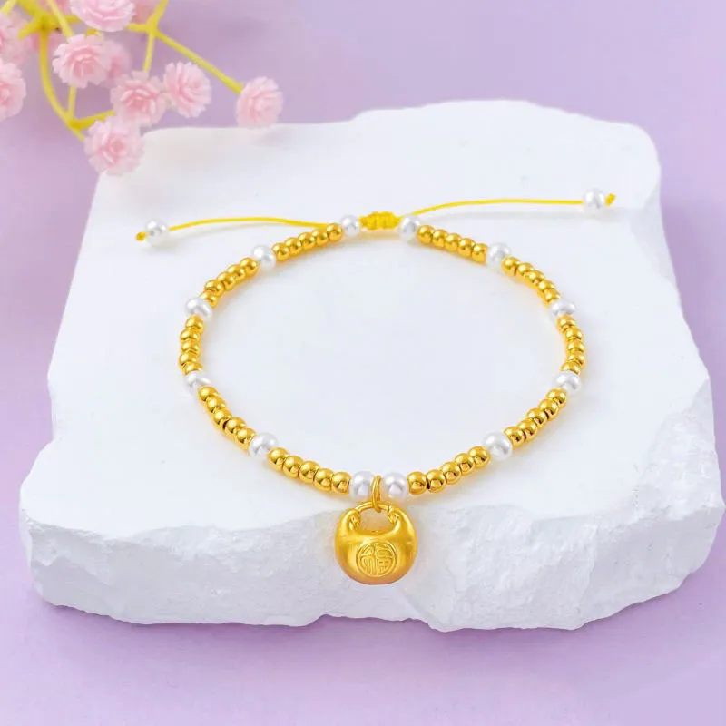 KING TAI SANG Gold Bracelet Unisex-2