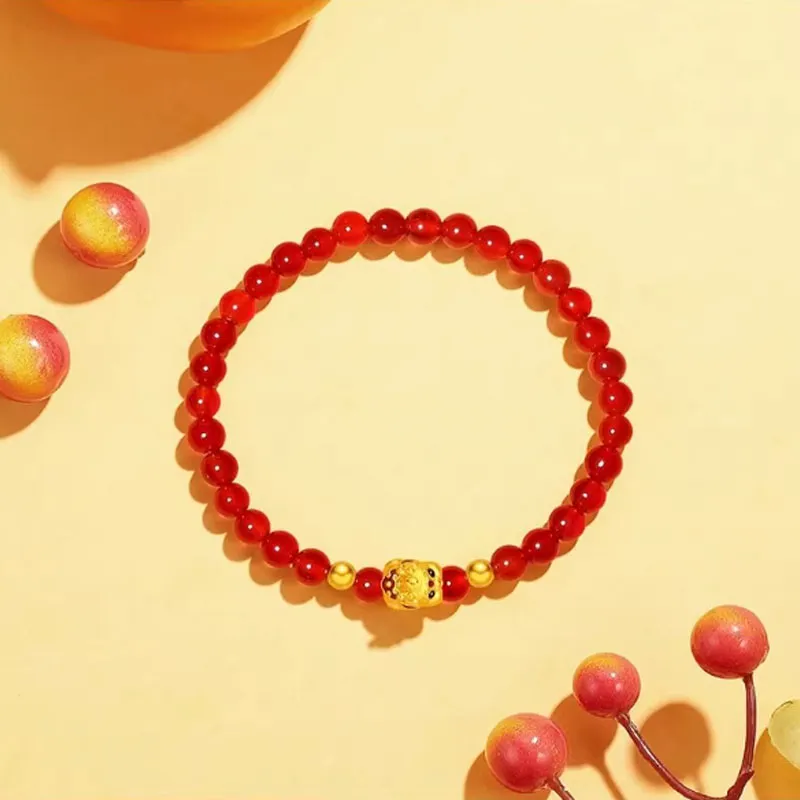KING TAI SANG Gold Bracelet Unisex-1