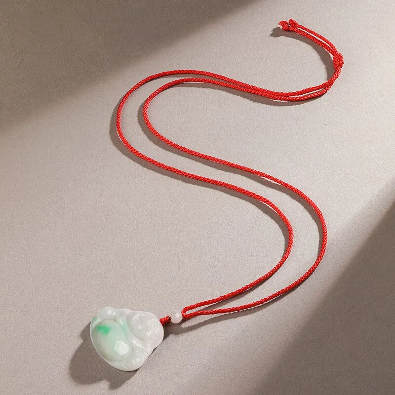 KING TAI SANG Glutinous Jade Jadeite Necklaces Unisex-4