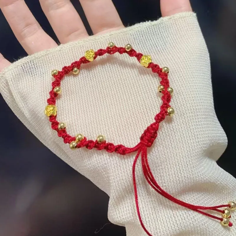 KING TAI SANG Gold Bracelet Unisex-5