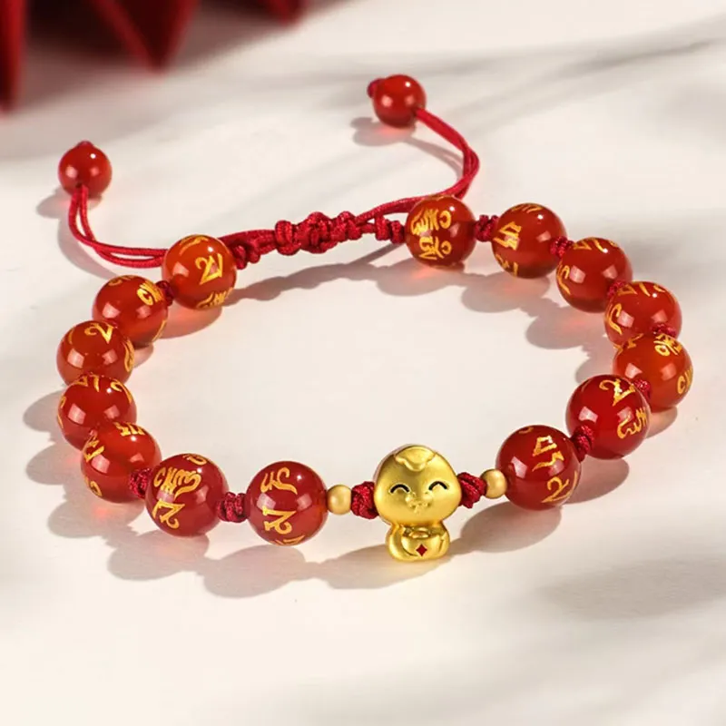 KING TAI SANG Agate Bracelets Unisex-2